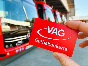 VAG: Guthabenkarte für bargeldlosen Ticketkauf jetzt erhältlich